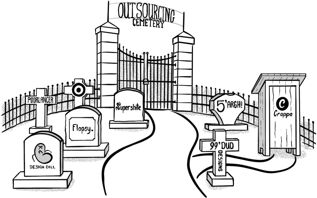 The dead head list of claimed designers is as much fun as a cemetery