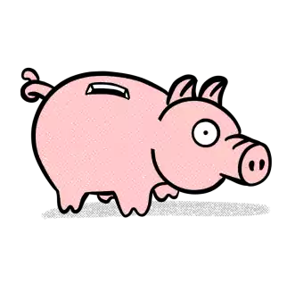 Barry's piggie bank.